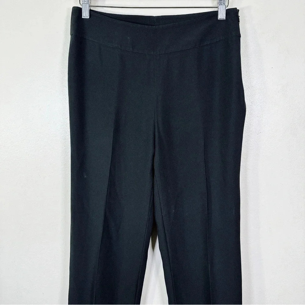 AKRIS Womens Size 6 Viscose High Rise Straight Leg Career Trouser - Picture 2 of 8